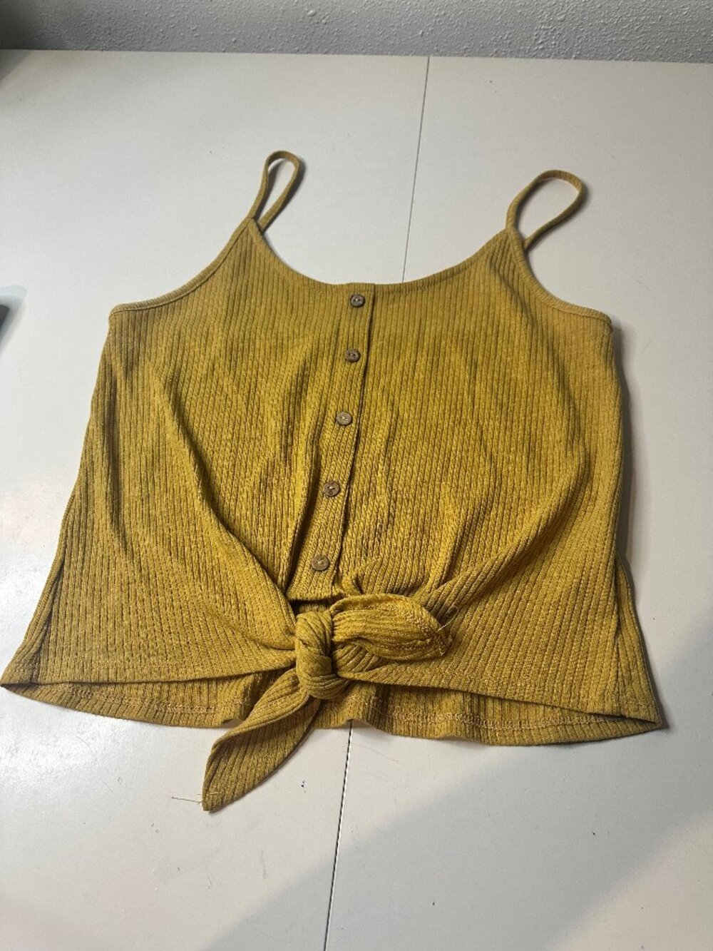 ✨ Gorgeous boho-chic cami, Mustard Yellow, S